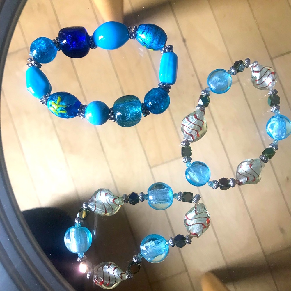 Fashion blue stone bracelets